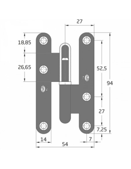 CAJA 20 PERNIOS 405-9,5 IZQ LATONADO 17746 AMIG