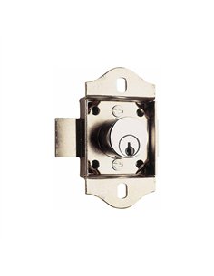 CERRADURA SOBREPONER ARMARIO CROMO 718-43 BATON