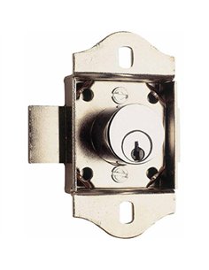 CERRADURA SOBREPONER ARMARIO CROMO 718-43 BATON 2