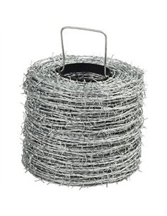 Rollo 100mt alambre espino 1,7mm x 10cm 2