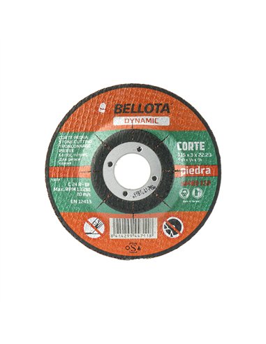 DISCO CORTE PIEDRA BASIC 230x3mm 50482 BELLOTA
