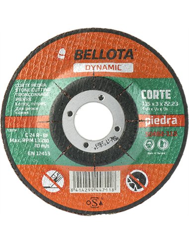 DISCO CORTE PIEDRA BASIC 230x3mm 50482 BELLOTA