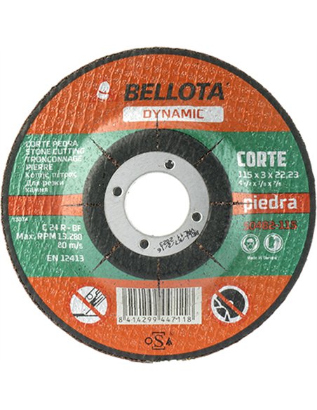 DISCO CORTE PIEDRA BASIC 230x3mm 50482 BELLOTA
