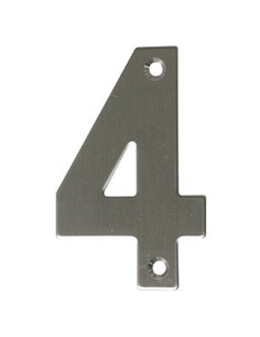 NUMERO 4 INOX 10cm 6772 AMIG 2