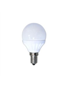 LAMPARA LED ESFERICA 6w E14 3000K 520Lm LEDME LIBERTINA