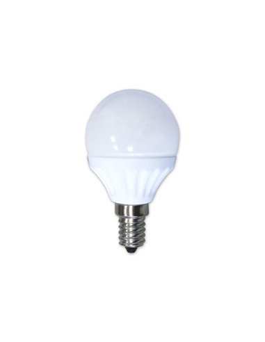 LAMPARA LED ESFERICA 6w E14 3000K 520Lm LEDME LIBERTINA