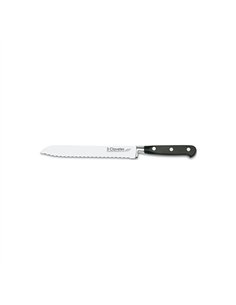 Cuchillo pan forjado 20cm 01567 3 claveles