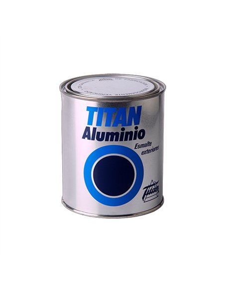 Esmalte aluminio exteriores 250ml titan