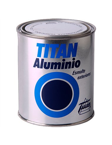 ESMALTE ALUMINIO EXTERIORES 250ml TITAN