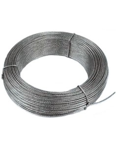 ROLLO 15mt CABLE ACERO 4mm 6x7+1 2
