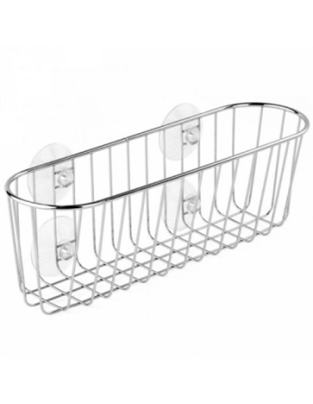 CESTA OVAL VENTOSAS INOX 30x10x9cm CHROMED 6590400 TATAY