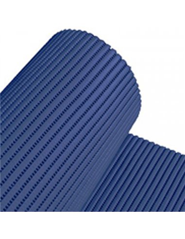 Rollo 15mt alfombra pvc expandido 65cm azul oscuro m09