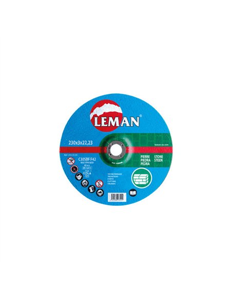 DISCO CORTE PIEDRA 230x3mm 233.10.25 LEMAN