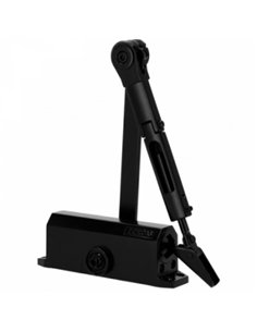 CIERRAPUERTAS RETENEDOR NEGRO DC1H 22207/B DORCAS 2