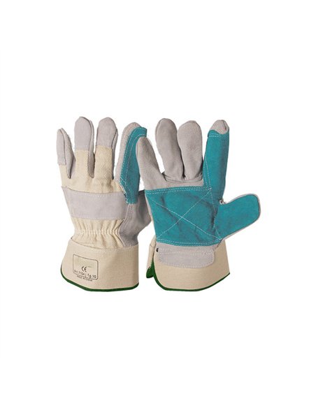 PAQ. 12 GUANTES SERRAJE REFORZADO 502 T.10 TELASCOR