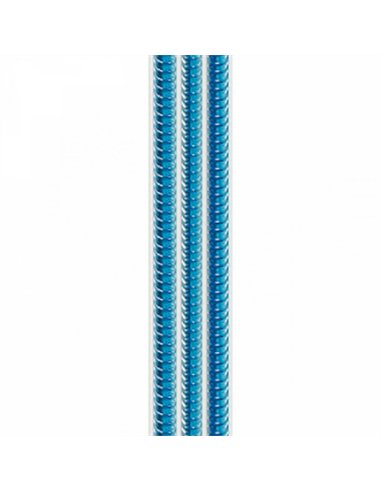 CORTINA PUERTA 90x210cm PLANA TOSCA nÂº11 AZUL-BLANCO