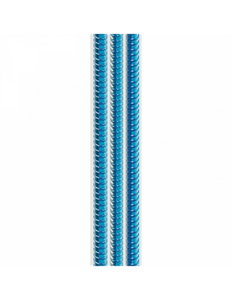 CORTINA PUERTA 90x210cm PLANA TOSCA nÂº11 AZUL-BLANCO