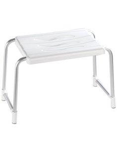 TABURETE BAÃ‘O BLANCO SECURA 17929 WENKO 2