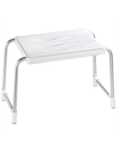 TABURETE BAÃ‘O BLANCO SECURA 17929 WENKO