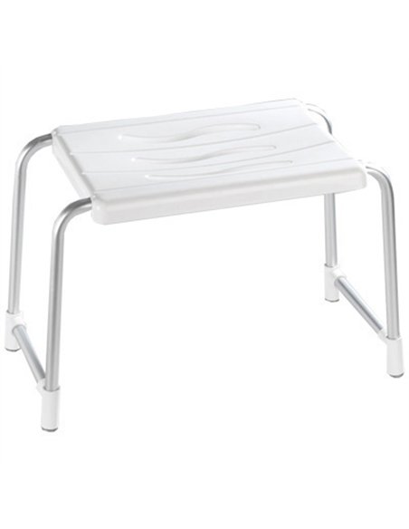 TABURETE BAÃ‘O BLANCO SECURA 17929 WENKO