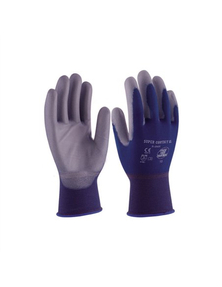 GUANTE POLIURETANO SUPERCONTACT BL EXTRAGRANDE T.10 3L
