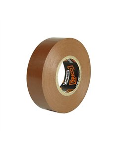 PAQ. 10 ROLLOS CINTA AISLANTE MARRON 19mm x20mt MIARCO