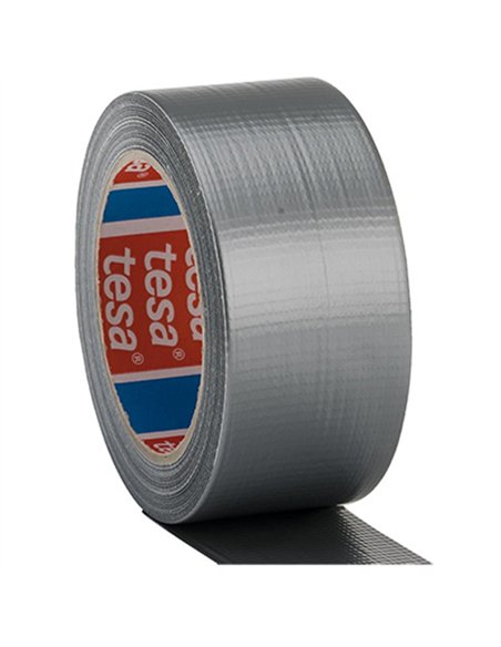 ROLLO CINTA AMERICANA 25mt x 50mm PLATA BASIC TESA