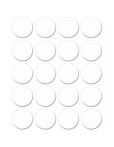 BLISTER 20 TAPON TAPATORNILLOS ADH. BLANCO 13mm 90906