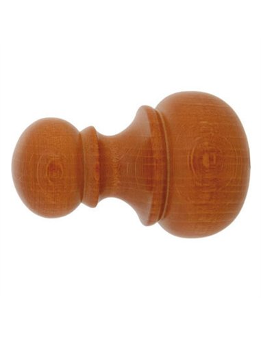 TERMINAL RIEL MADERA TECA 20mm RIEL CHYC