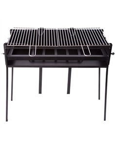 Barbacoa leña rectangular 80x40cm garcia 2