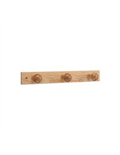 PERCHA MADERA NATURAL 3 POMOS 3773-8- INOFIX