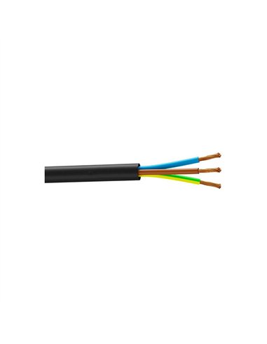 ROLLO 100mt MANGUERA NEGRA 3x1,5mm 1kV