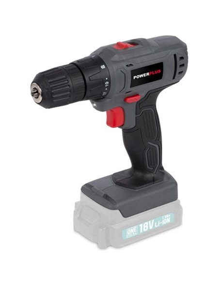 Taladro atornillador sin bateria 18v poweb1510 powerplus