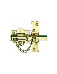 CERROJO 307L/80 IZQ LLAVE/LLAVE BOMB. PERFIL DORADO FAC
