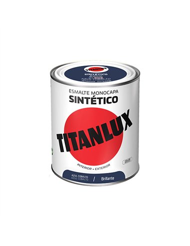 Esmalte azul cobalto 750ml 542 titanlux