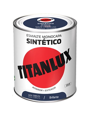 Esmalte azul cobalto 750ml 542 titanlux