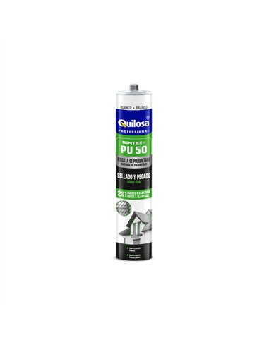 CARTUCHO SELLADOR POLIURETANO NEGRO SINTEX PU-50 QUILOSA