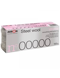 BOBINA 150gr LANA ACERO EXTRA FINA Nº00000 AKRON