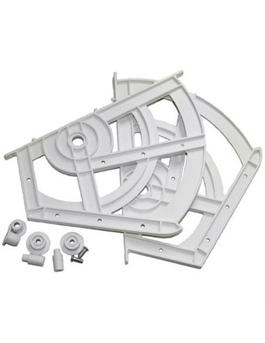 JUEGO BISAGRA PLASTICO COMPAS 280mm PARA ZAPATERO 94025