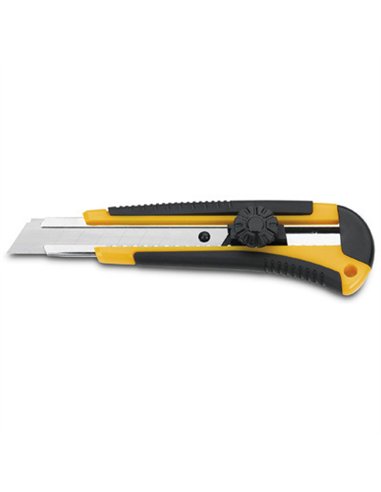 Cutter bimaterial hoja 18mm 17cm 00211 3 claveles