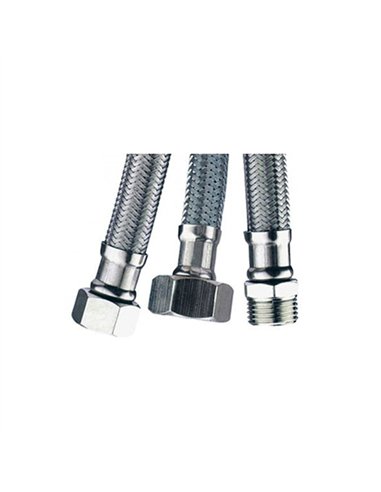 CONEXION LATIGUILLO INOX M-H 1/2 20cm 14313