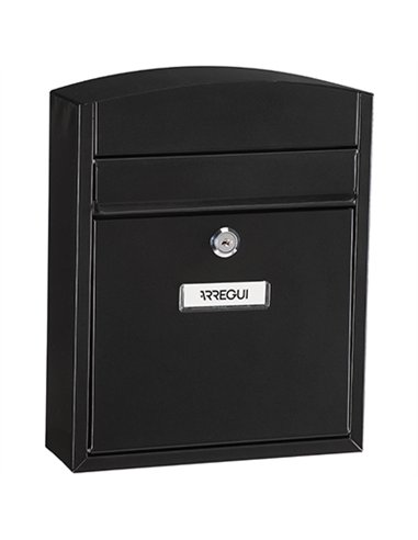 BUZON COMPACT NEGRO 24x8x29 ARREGUI