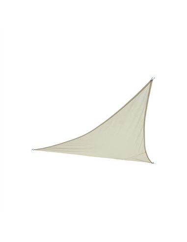 Vela sombreadora triangular beige 3,6x3,6x3,6mt 76123