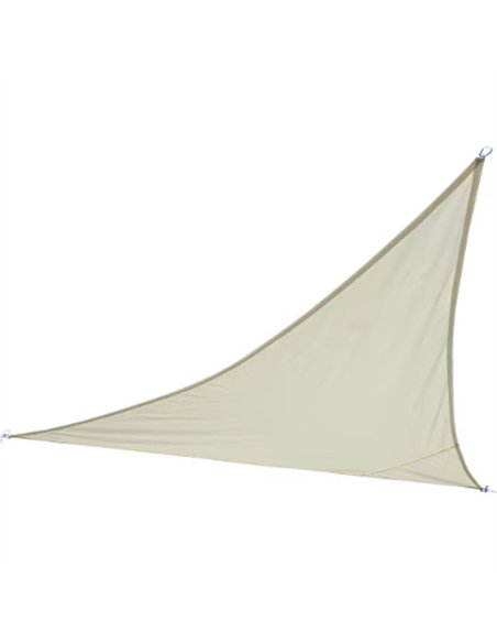VELA SOMBREADORA TRIANGULAR BEIGE 3,6x3,6x3,6mt 76123