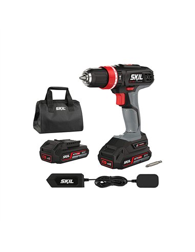 Taladro percutor 2 baterias litio 20v 2844-1014 skil