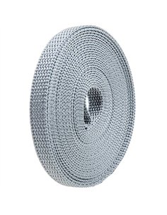 Rollo 6mt cinta persiana gris 14mm 2