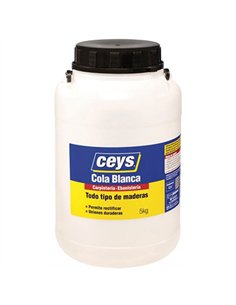 BOTE COLA BLANCA MADERA 5kg 501706 CEYS 2