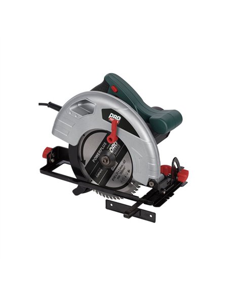 Sierra circular profesional 1.300w 190mm powp4010 powerplus