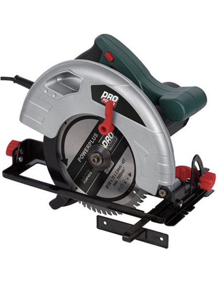Sierra circular profesional 1.300w 190mm powp4010 powerplus