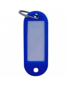 BOLSA 100 LLAVEROS TARJETEROS PLAS COLOR AZUL A-470 2